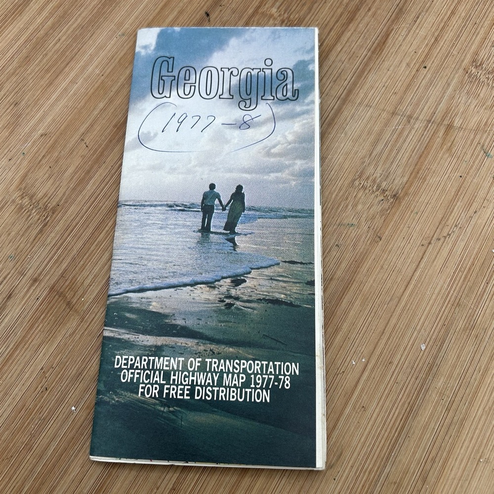 1977-1978 Official‎ State Issue Road Map of Georgia